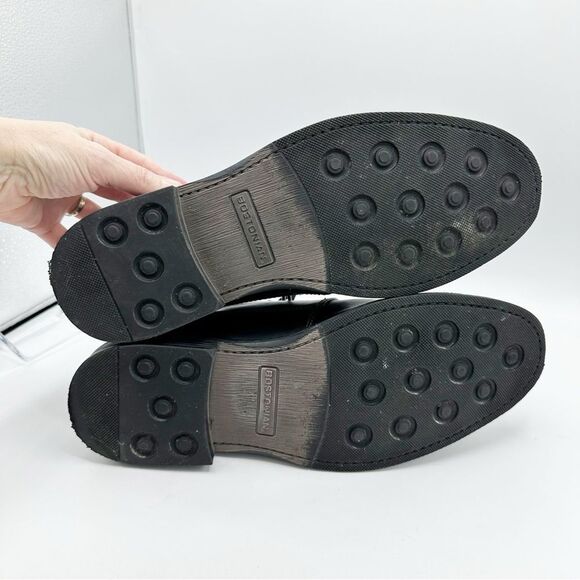 BOSTONIAN Leather Brently Style Chukka Low Boot Shoe BLACK Mens Size 11.5 - Picture 11 of 16